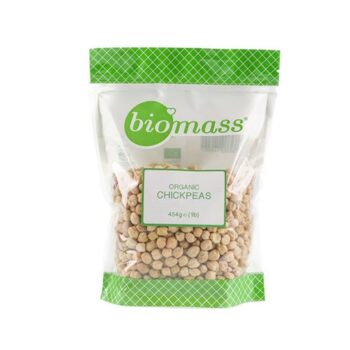 Biomass Organic Chickpeas    454G